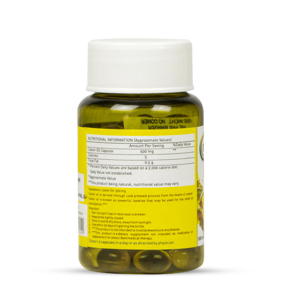 Castor oil capsules