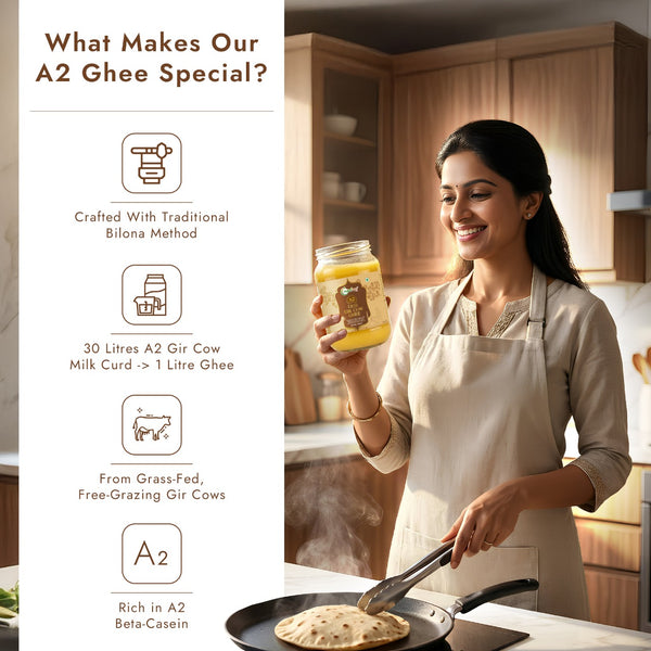 Nutriorg A2 Rich Desi Gir Cow Ghee