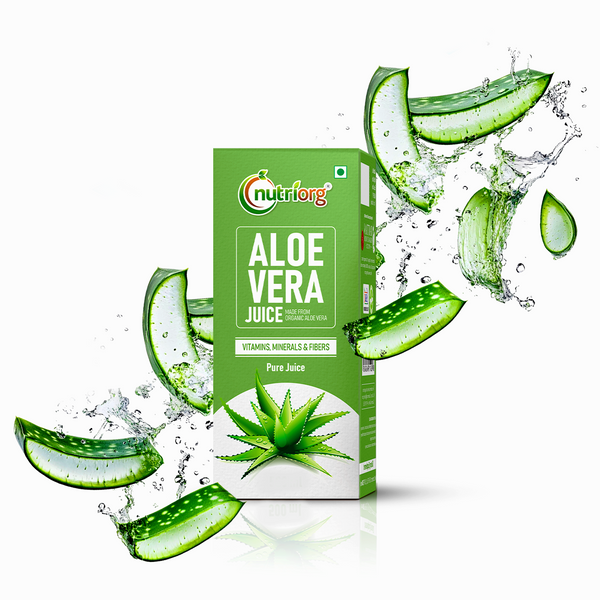 Nutriorg Amla & Aloe Vera Juice - 1000ml (Pack of 2*500ml)