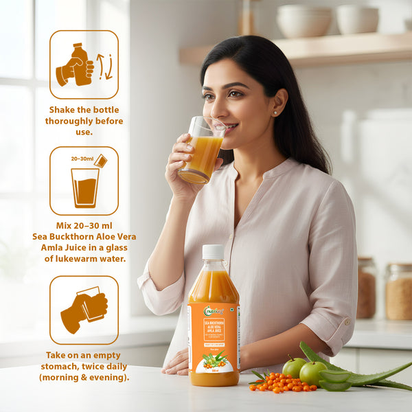 Sea Buckthorn Aloe Vera Amla Juice