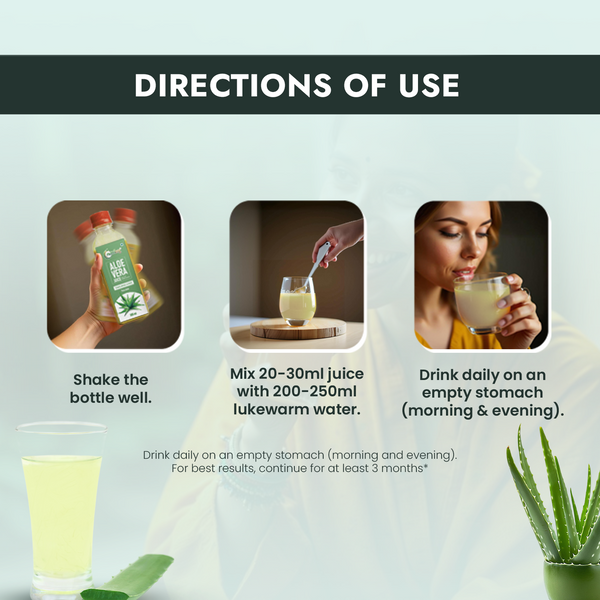 Aloe Vera Juice 1000ml (Pack of 2*500ml)