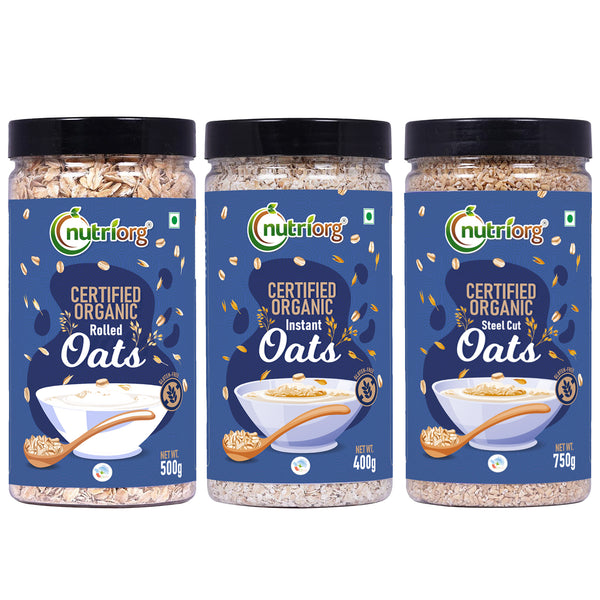 Rolled , Instant & Steelcut Oats